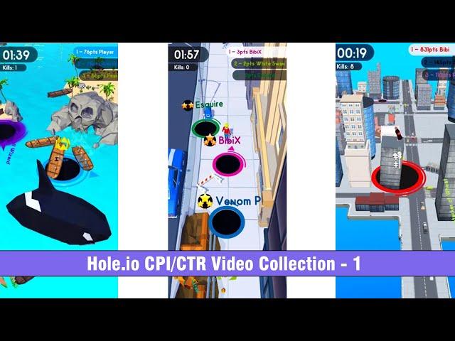 Hole IO by VOODOO | Daily Collection #cpi #ctr video for Hyper Casual Games