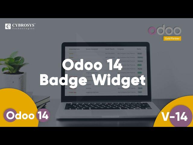 Odoo 14 Badge widget