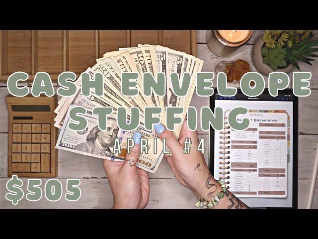 $505 Cash Envelope Stuffing | April #4 Sinking Funds & Savings | 23 Year Old Budgets