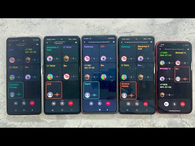 WhatsApp Group Incoming Call vs Viber Group Call Tecno+Samsung+IPhone +Blackview+Poco