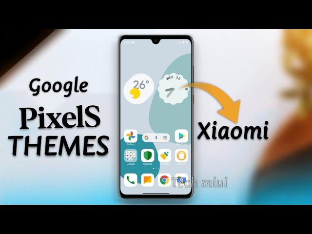 Google Pixel 6 Pro Max Theme For All Miui 12/Miui 12.5 | Android 12 System Ui For Xiaomi