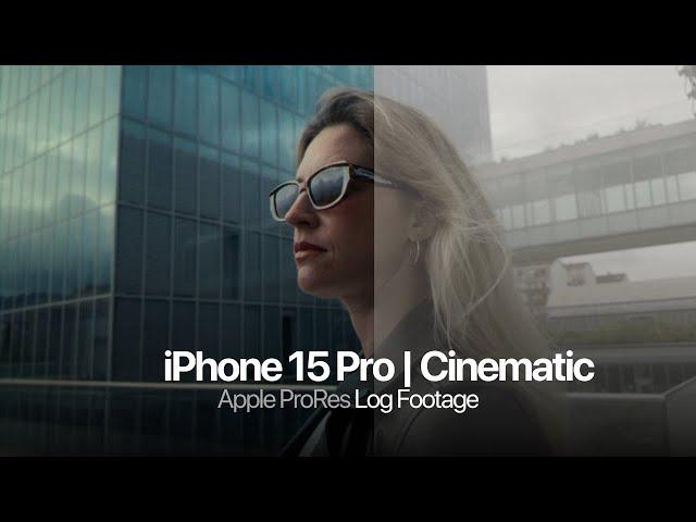 iPhone 15 Pro Cinematic | 4K Apple ProRes Log Footage