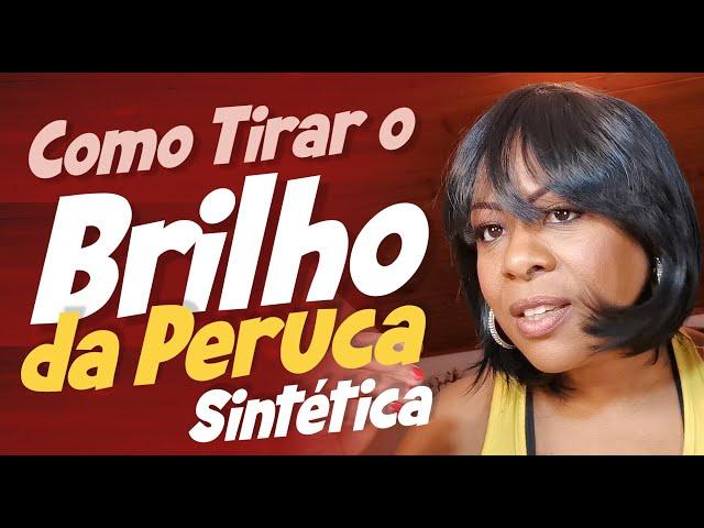 Como Tirar o Brilho da Peruca Sintética :: Aline Vieira