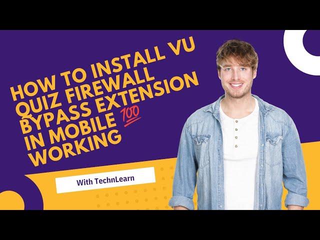 How to install VU Quiz firewall bypass extension in Mobile|How to add extension in mobile chrome #1M
