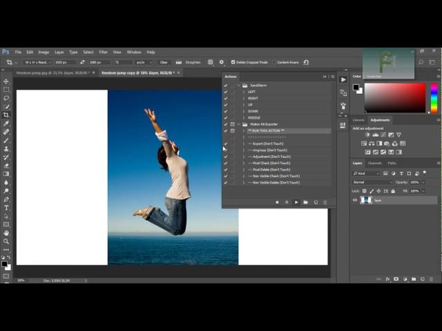 Tutorial Photoshop + After effects  - Sandstorm Motion kit (example with vertical picture)