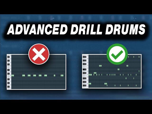 HOW TO MAKE ADVANCED UK DRILL DRUM PATTERNS!!! (fl studio tutorial)