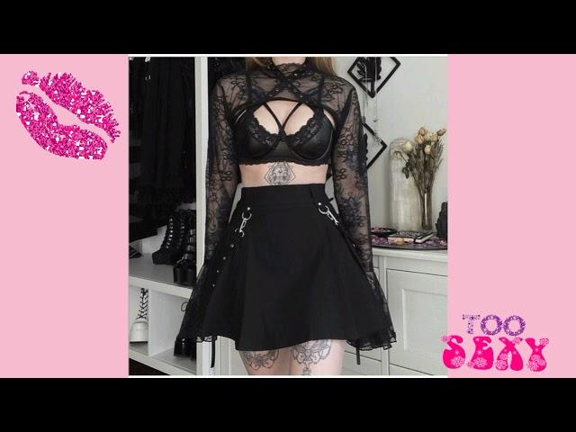 OUTFITS GOTHIC SEXY 2021 HERMOSOS OUTFITS GÓTICOS