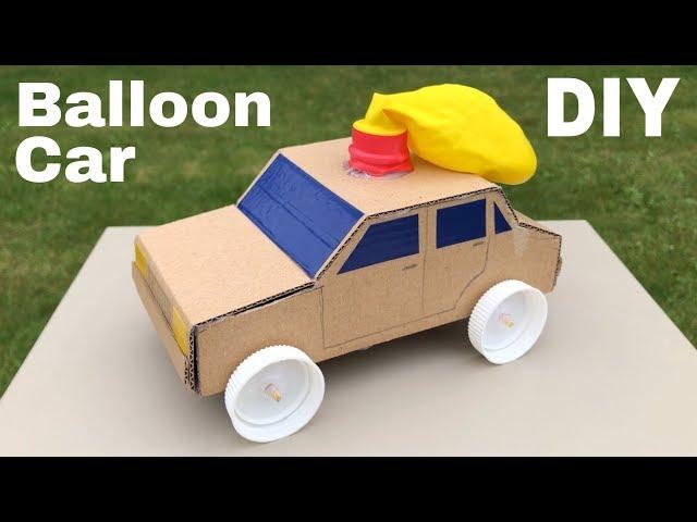 How to Make Amazing Balloon Powered Car - Air Car