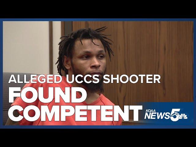 Alleged UCCS shooter found competent in second evaluation, here's what's next