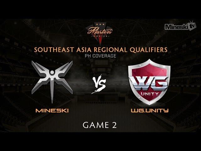 Mineski vs WG.Unity | The Manila Masters | SEA Regional Qualifier | Game 2