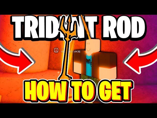 How To GET TRIDENT ROD In Fisch! TRIDENT ROD FULL GUIDE Roblox