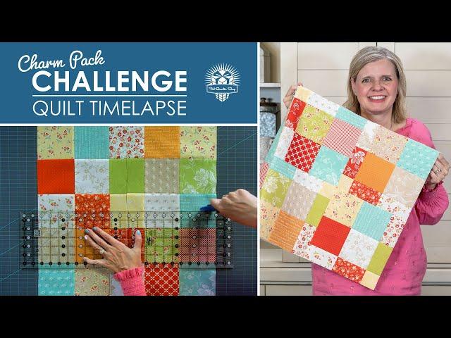  What can you make with CHARM PACKS? ⏲ Charm Pack CHALLENGE Giveaway + Quilt Timelapse