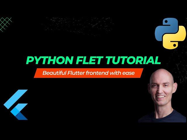 Easily build Python GUI with Flutter, no frontend experience required!