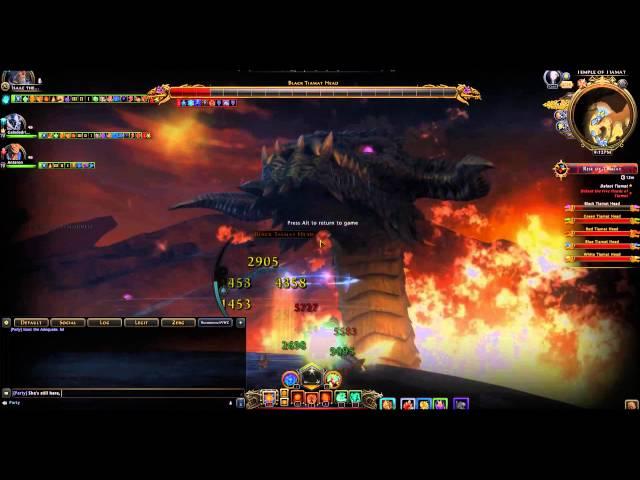 Tiamat with the Oathbound Paladin duo of Doom and Lag.