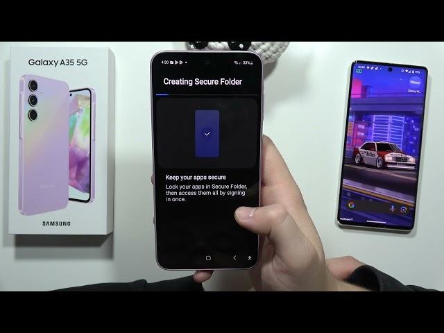 How to Lock Apps on Samsung Galaxy A35 5G - Set Password on Applications