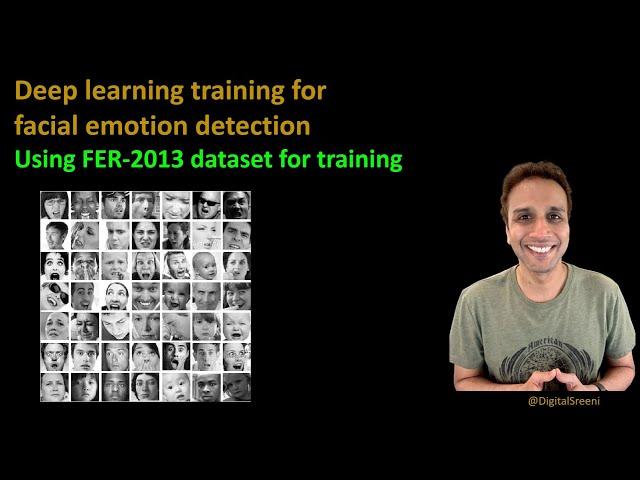 239 - Deep Learning training for facial emotion detection