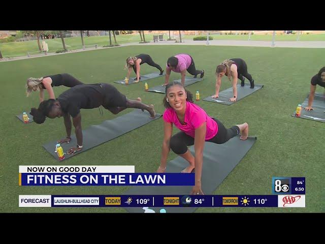 Free Fitness on the Lawn gets you moving