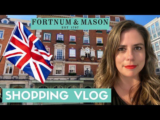 FORTNUM AND MASON LONDON SHOPPING VLOG | LUXURY DEPARTMENT STORE | JOS ATKIN