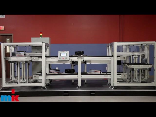 Over Under Pallet Conveyor System with Vertical Transfer Units