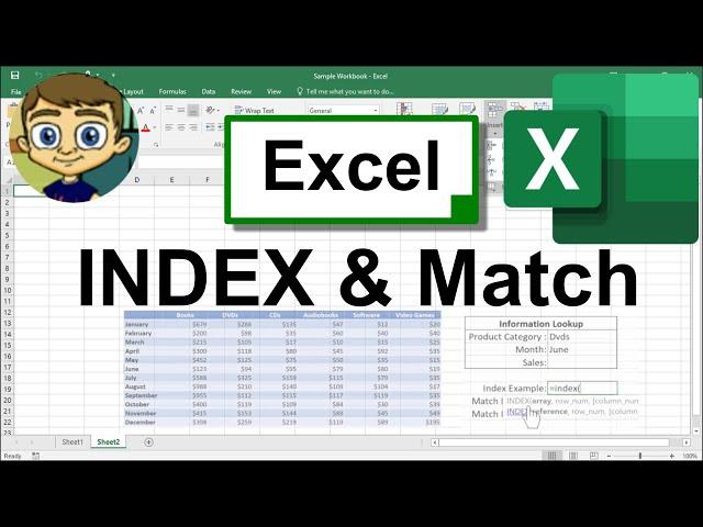 Excel: INDEX and MATCH