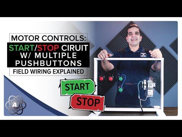 Basic Motor Control: 3 Wire Start Stop Circuit (updated)