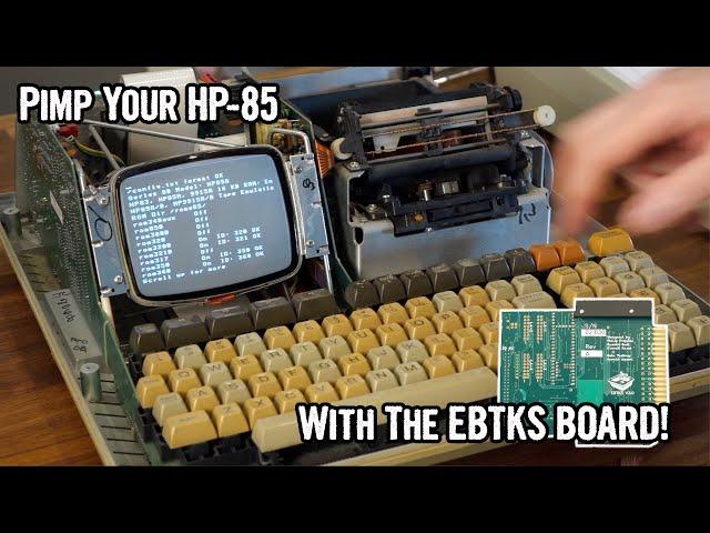 EBTKS add-on board for the HP-85 vintage computer