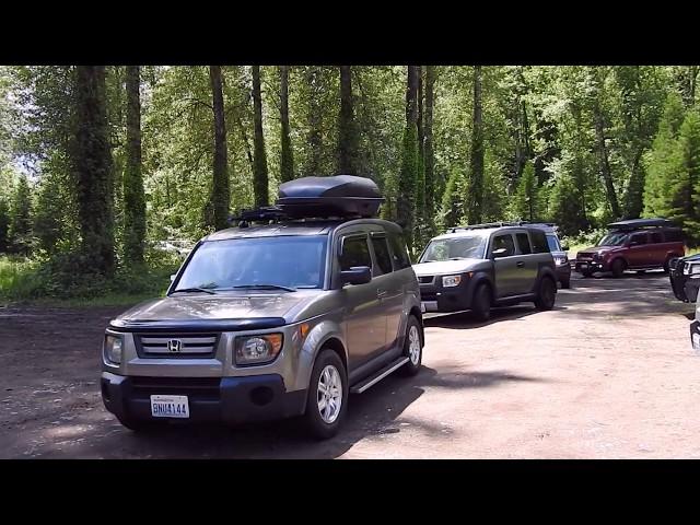 Pacific Northwest Honda Element meet up at Franklin ghost town black diamond WA