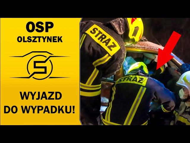 🟢 SYRENA ZAWYŁA W TRAKCIE NAGRANIA - WYPADEK  OSP OLSZTYNEK