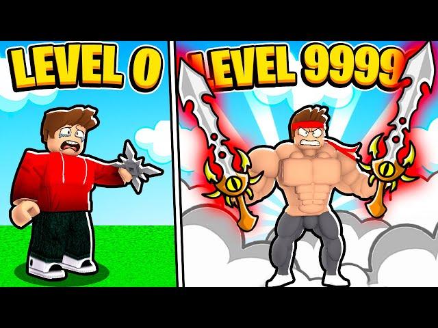 REACHING THE MAX LEVEL 9999 OF NINJA LEGENDS IN ROBLOX WITH CHOP