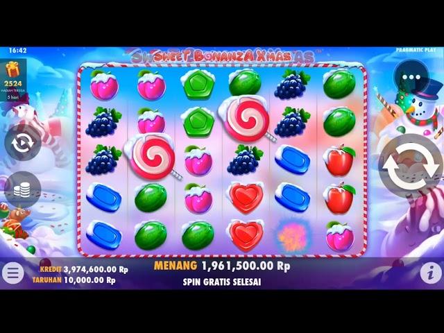 POLA TRIK GACOR HARI INI SWEET BONANZA XMAS JACKPOT ISTIMEWA MENANG JUTAAN