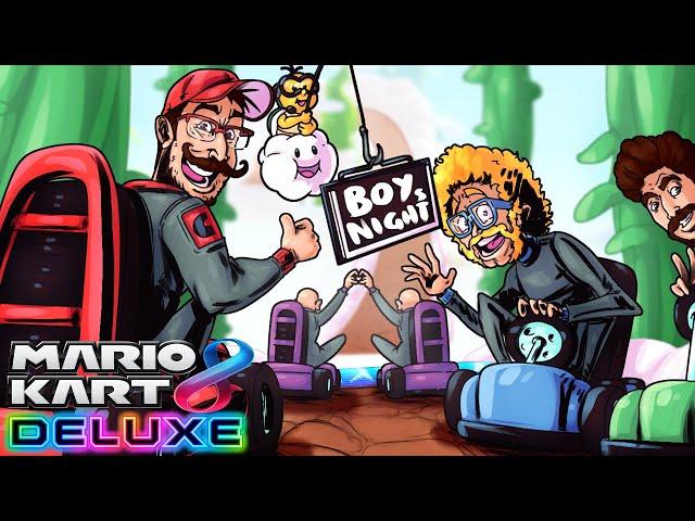 BOYS NIGHT...THINGS GET UNHINGED! (Mario Kart 8 Deluxe w/ Friends)