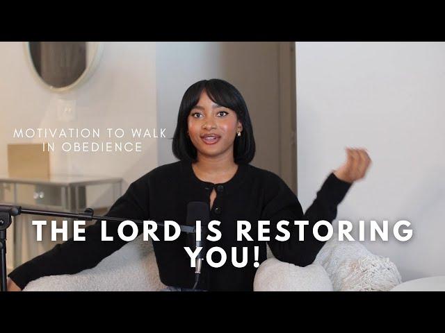 The Lord is restoring your opportunities!