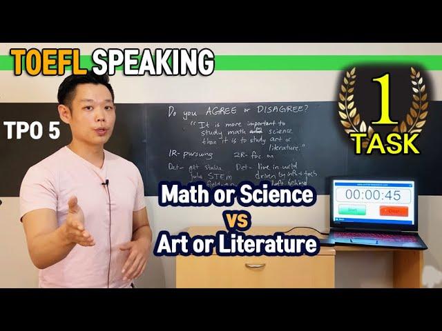 Let's PASS the TOEFL SPEAKING TOGETHER! Task 1 (TPO 5)