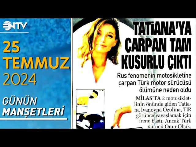 Rus Fenomen Tatiana'ya Çarpan Türk Motosikletli Tam Kusurlu | Gazete Manşetleri - 25 Temmuz 2024