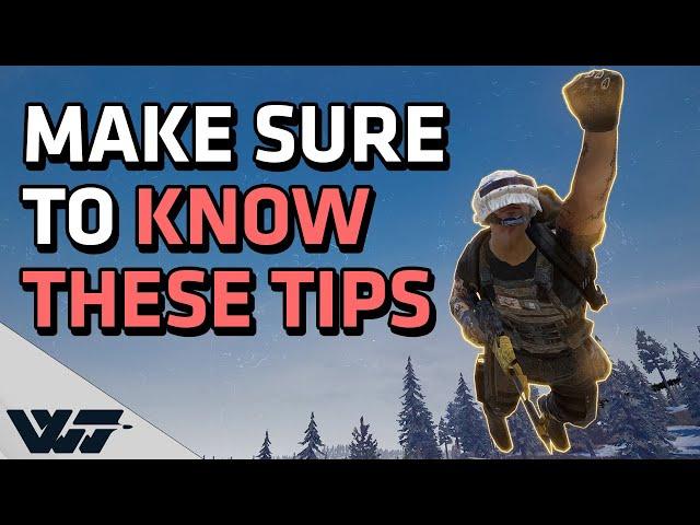 MAKE SURE YOU KNOW THESE TIPS - PUBG