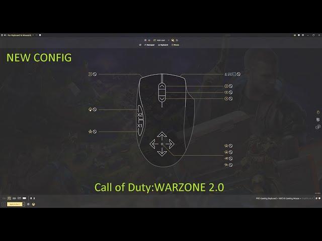 How to get aim assist on MOUSE for WARZONE 2.0 config and settings W/ GAMEPLAY. REWASD.