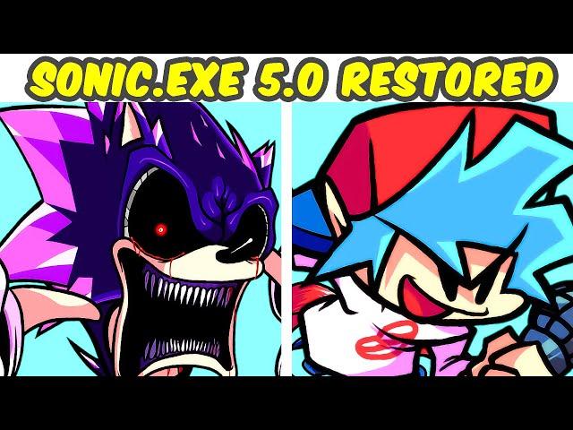 Friday Night Funkin' VS SONIC.EXE 4.5 / 5.0 Restored FULL WEEK (FNF MOD/Encore) (Final Escape)