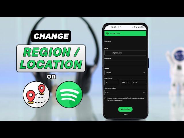 Change Spotify Country Location! [How to without Being There]