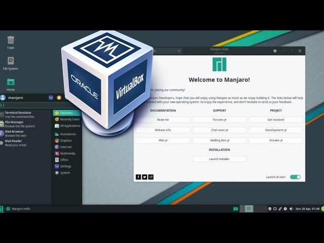 How to Install and Run Latest Manjaro on VirtualBox