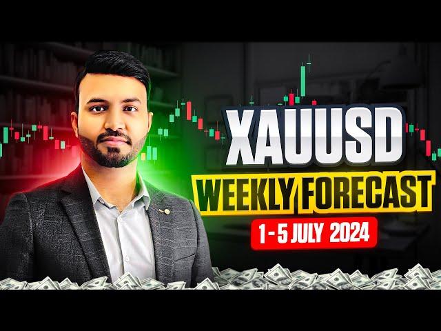 GOLD Weekly Forecast in Hindi/Urdu | 01 - 05 July 2024 | MSB FX