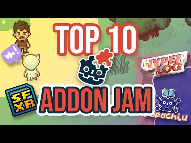 10 MOST LOVED addons - Godot Addon Jam #1