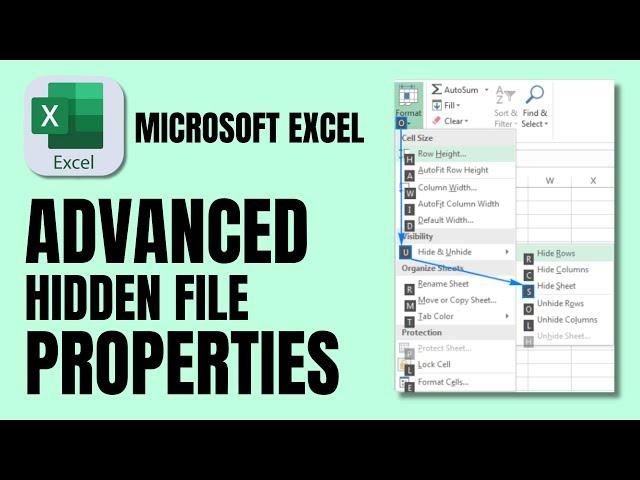 How To Set Advanced Hidden File Properties In Excel Workbooks