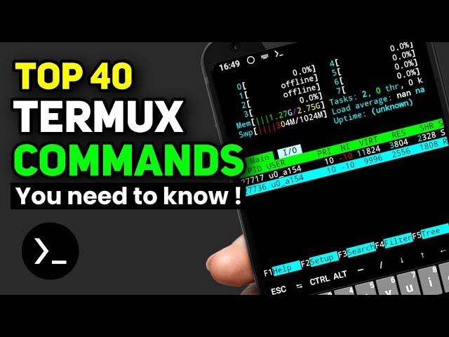 Top 40 Termux Commands You need to Know !