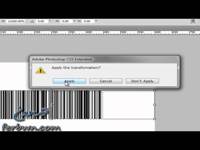 How to create a barcode in Photoshop CS5.mp4