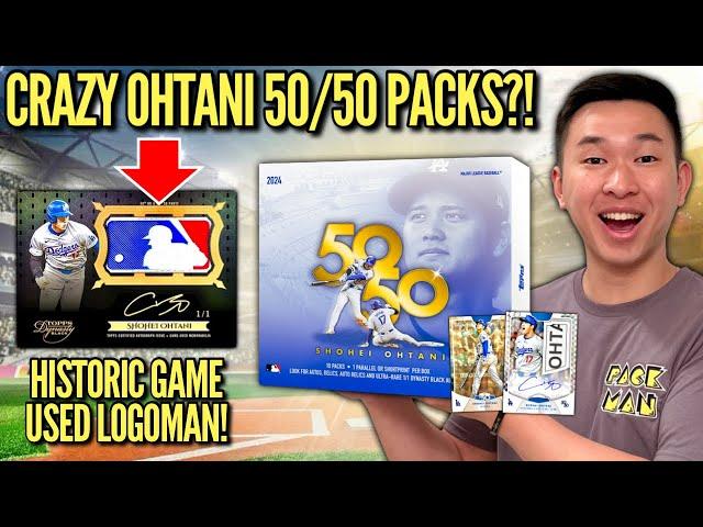 I opened FIFTY of the CRAZY Topps 50/50 Shohei Ohtani packs! 