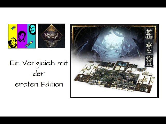 Machina Arcana From Beyond: Die zweite Edition im Vergleich