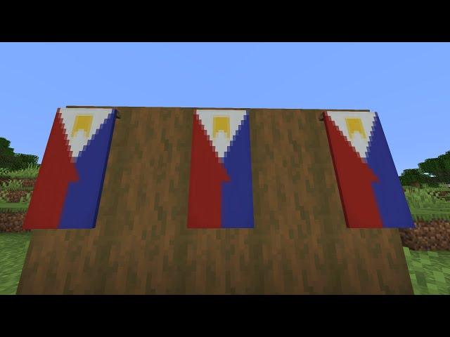 How to make the Philippines Flag in Minecraft!