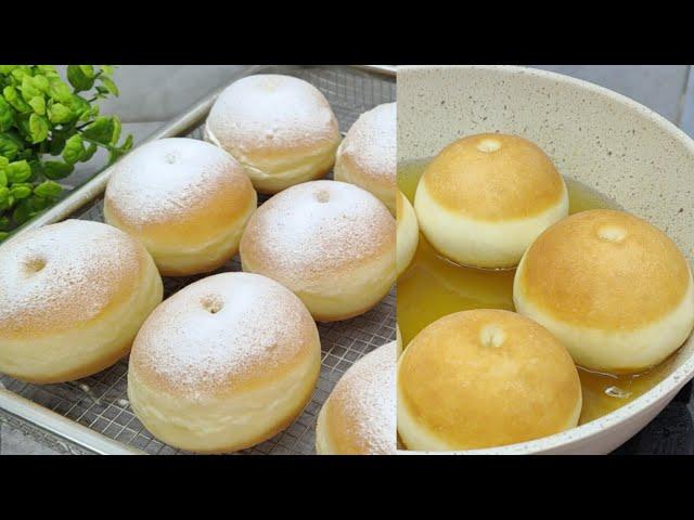 RESEP DONAT EKONOMIS TERBARU WHITE RING TINGGI EMPUK DAN LEMBUT