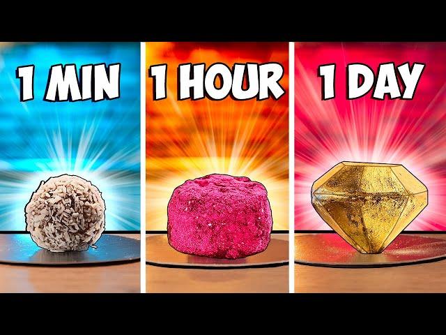 1 minute vs 1 hour vs 1 day Candy