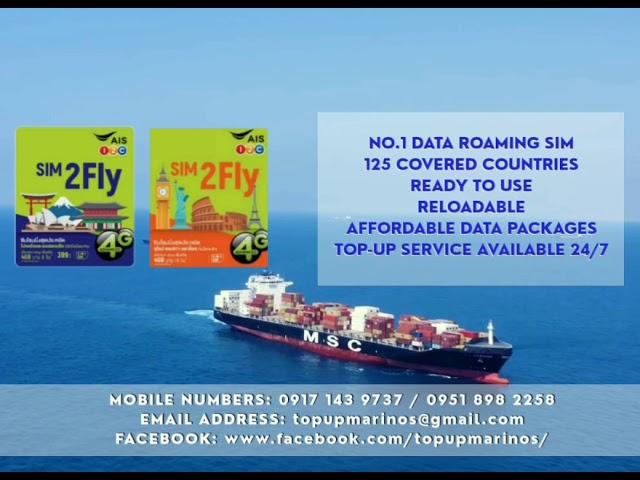 AIS SIM2FLY COVERED COUNTRIES | THE BEST DATA ROAMING SIM FOR SEAFARERS